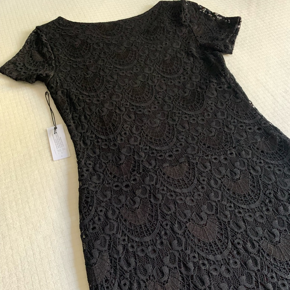NWT Velvet by G&S black lace dress - Picture 14 of 14